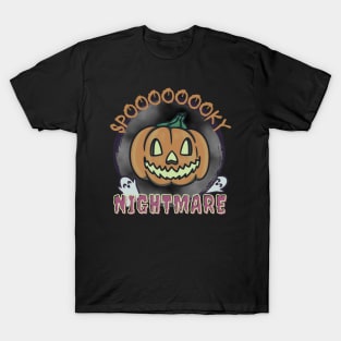 Pumpkin Spooky Nightmare Halloween T-Shirt